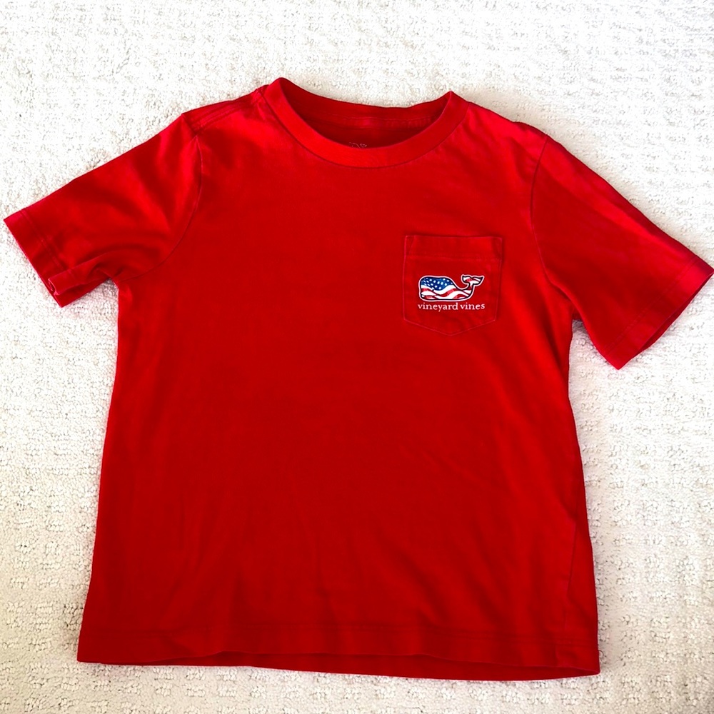 Vineyard Vines 4T Stars and Stripes pocket tee